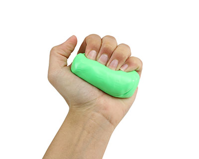 Fabrication CanDo TheraPutty 1 lb Medium Standard Hand Exercise Material, Green