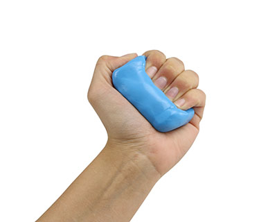 Fabrication CanDo TheraPutty 5 lb Firm Standard Hand Exercise Material, Blue