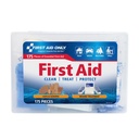First Aid Only Clean & Protect Everyday Emergency First Aid Kit with Plastic Case