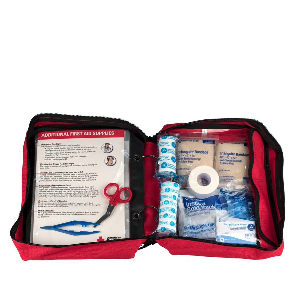 First Aid Only American Red Cross Deluxe Family First Aid Kit with Nylon Case