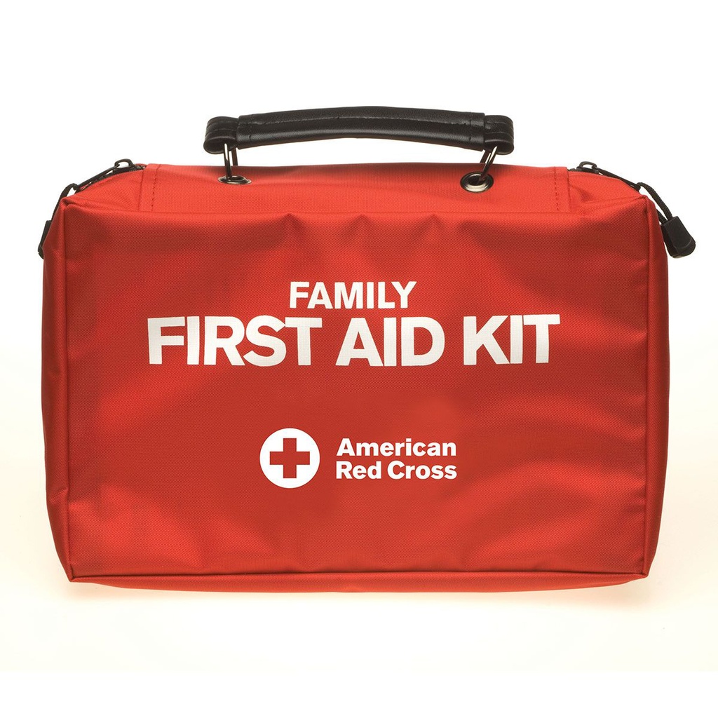 First Aid Only American Red Cross Deluxe Family First Aid Kit with Nylon Case