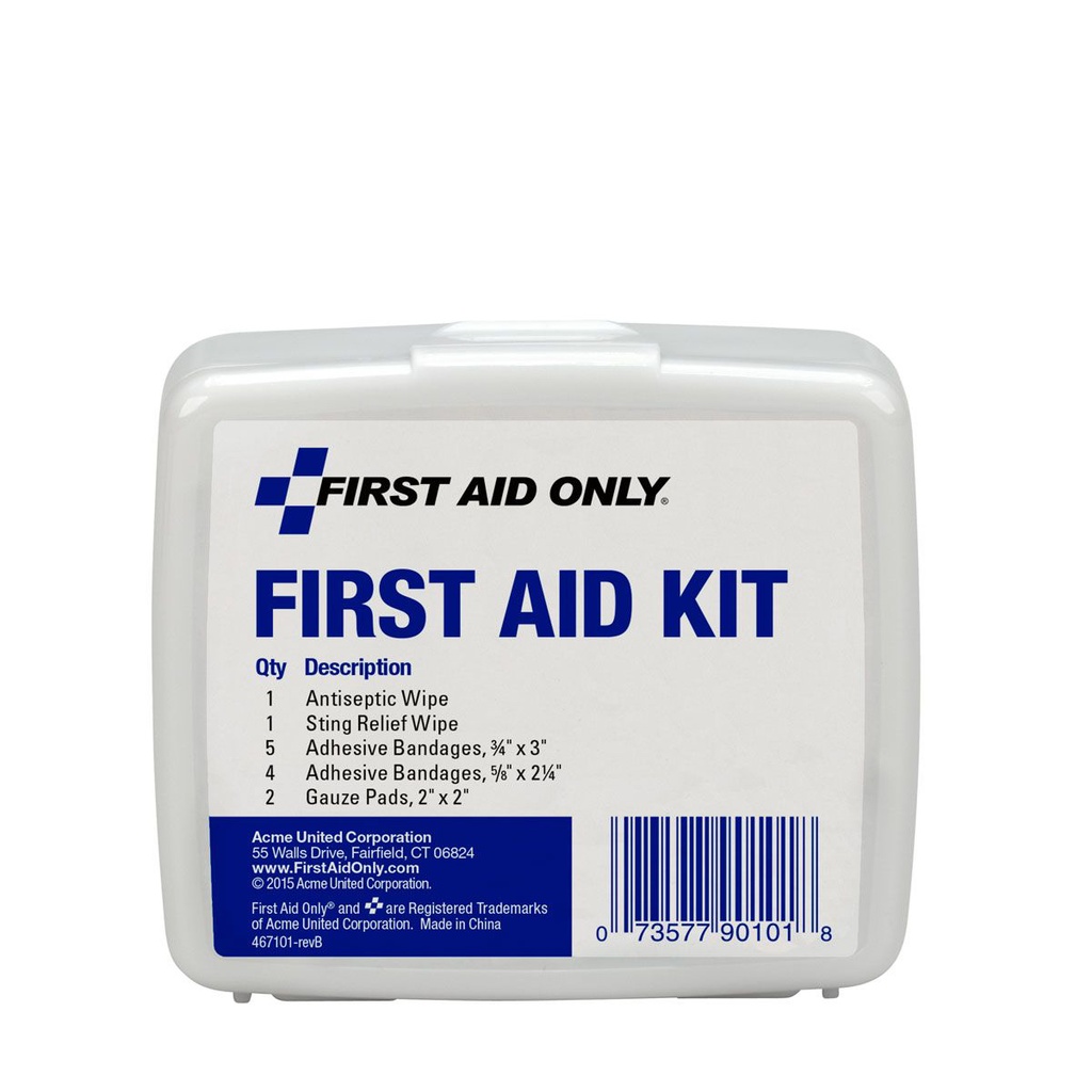 First Aid Only 13 Piece Personal First Aid Kit with Plastic Case