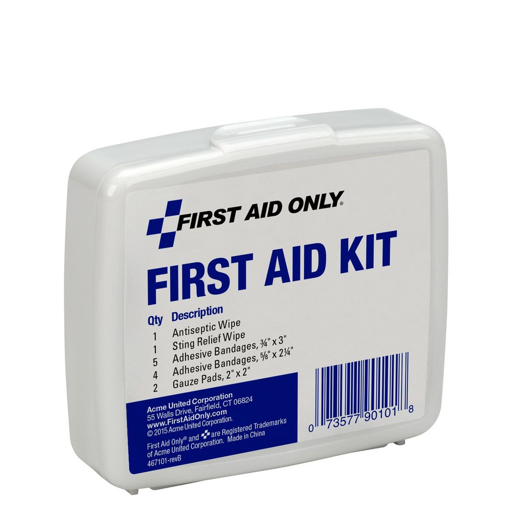 First Aid Only 13 Piece Personal First Aid Kit with Plastic Case
