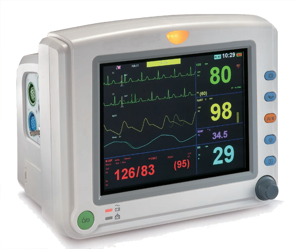 JPEX 8080P 8" Multi-parameter Patient Monitor