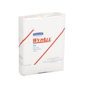 Kimberly-Clark Wypall® X50, 10" x 12½" Hydroknit, ¼ Fold, 26/pk