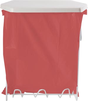 Bowman Biohazard Bag Dispenser, Holds 3-Gallon Bags, 11¾"W x 15¼"H x 8"D