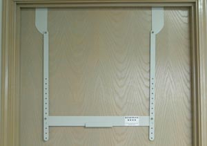 Bowman Fire Door Hanger For Protection Organizers, Quartz Powder Coated Metal