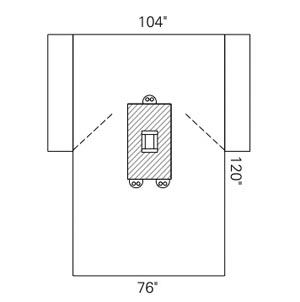 Halyard Drapes, Laparotomy Sheets, Sterile, 104" x 76" x 120"