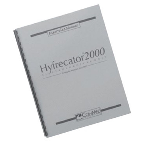 Conmed Service Manual in English for Hyfrecator 2000 Electrosurgical Unit