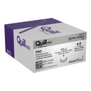 Surgical Specialties Quill 4-0 PS-2 Polydioxanone Absorbable Suture with Needle and Violet, 12 per Box