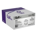 Surgical Specialties Quill 2 26 mm Polydioxanone Absorbable Suture with Needle and Violet, 12 per Box
