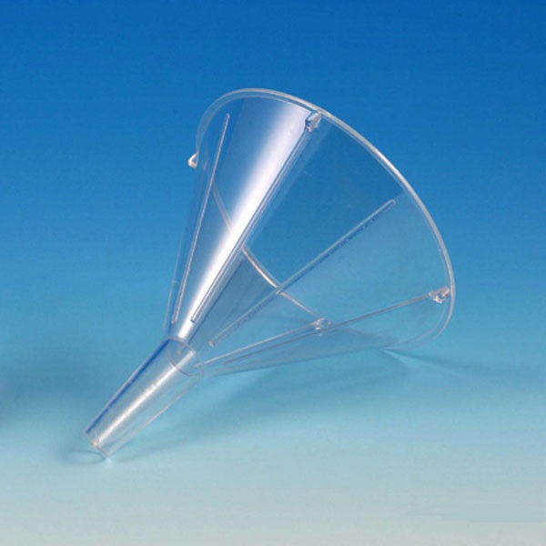 Globe Scientific 55 mm PP Disposable Funnel for 11 cm Filter Paper, 100/Box