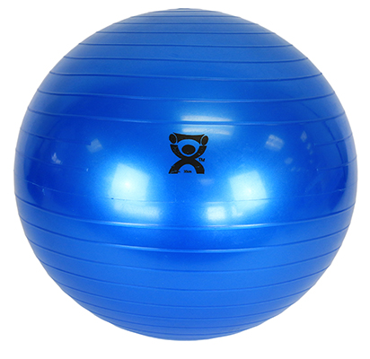 Fabrication CanDo 12 inch PVC Standard Inflatable Exercise Ball, Blue