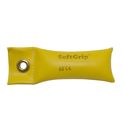 Fabrication CanDo Softgrip 1 lb Hand Weight, Yellow