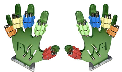 Fabrication CanDo FingerWeights 10-Finger Exerciser Set, Multicolor
