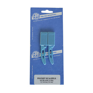 Pocket Scalpels #10 Blade (2 Pack)