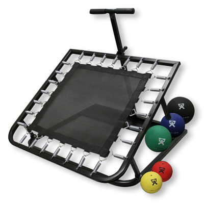 CanDo Square Ball Rebounder, 5-Piece Set (1 ea: 2, 4, 7, 11, 15 lb.)