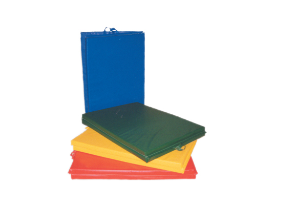 CanDo Mat with Handle - Center Fold - 1-3/8" EnviroSafe Foam with Cover - 5' x 10' - Specify Color