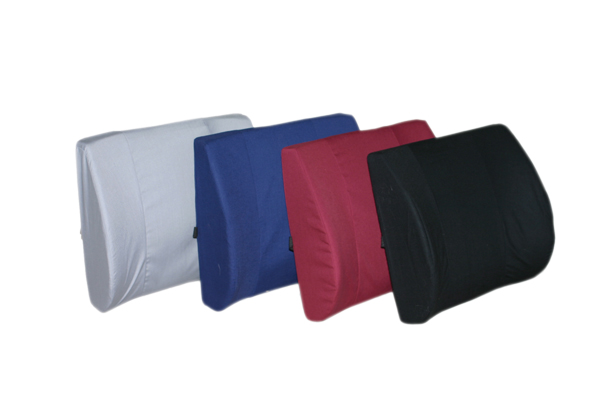 Lumbar Support Pillow - memory foam, with removable fleece cover, 14" x 13"