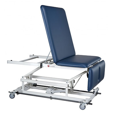 Treatment Table - 3 Section Top w/Non-elevating center, Bariatric 40"W, 220V, Crated