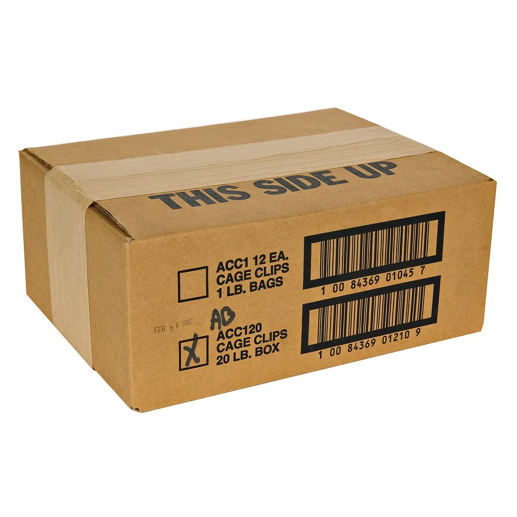 Cage Clips, 20-pound box