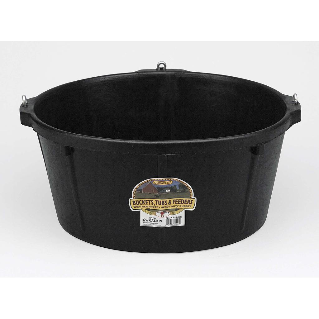 6.5 Gallon Rubber Feeder Tub with Hooks