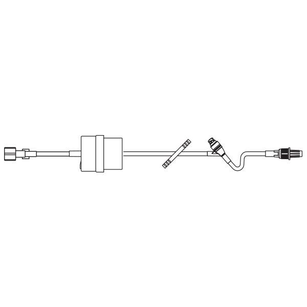 Baxter™ Extension Set, CONTROL-A-FLO Regulator, CLEARLINK Valve, Retractable Collar, 19"