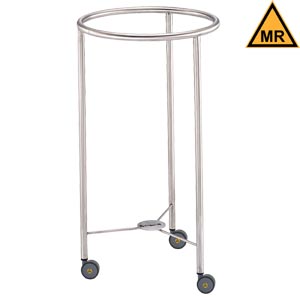 Blickman Industries Hamper 18" DIA Round On Casters MRI Safe