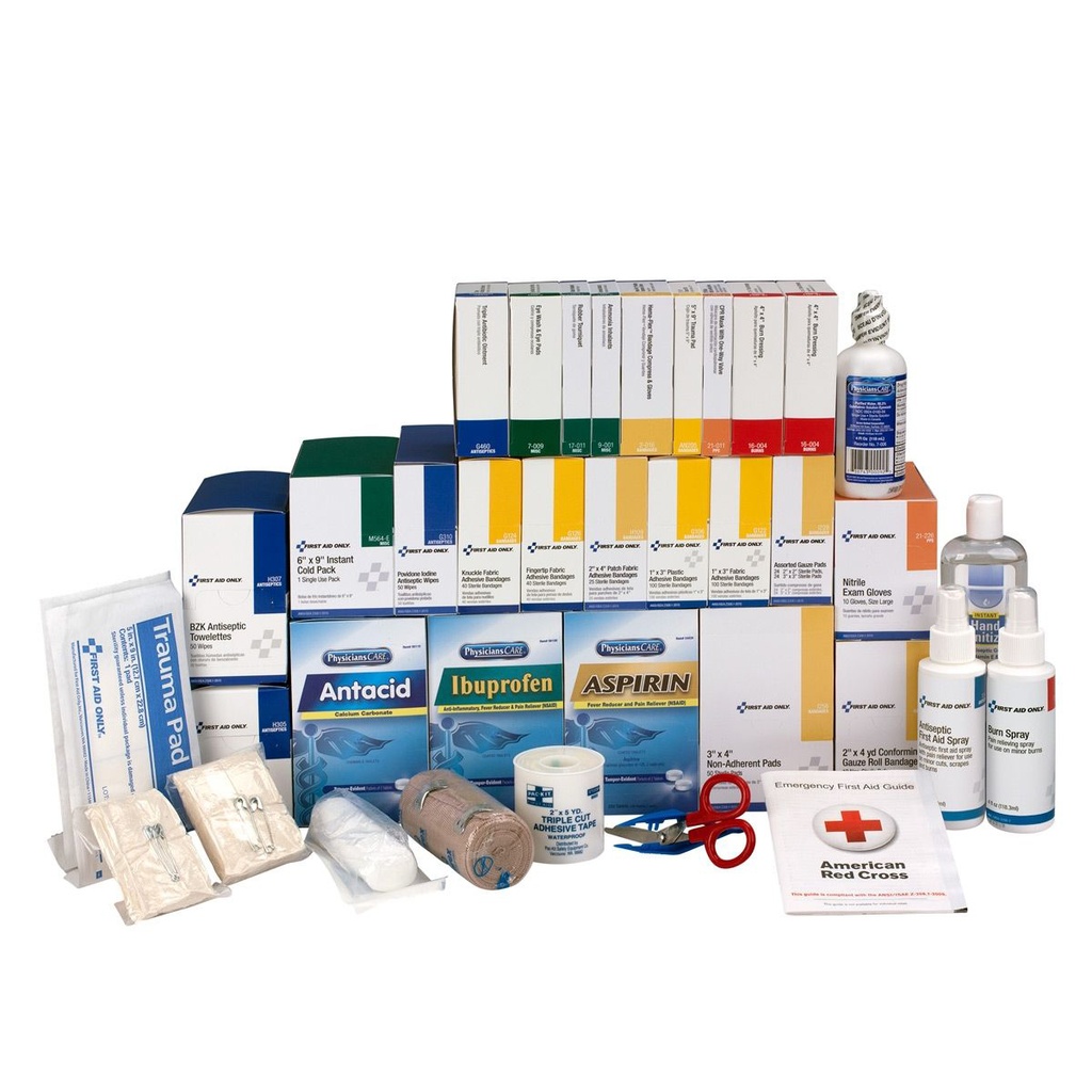 First Aid Only 4 Shelf ANSI Class B+ First Aid Cabinet Refill