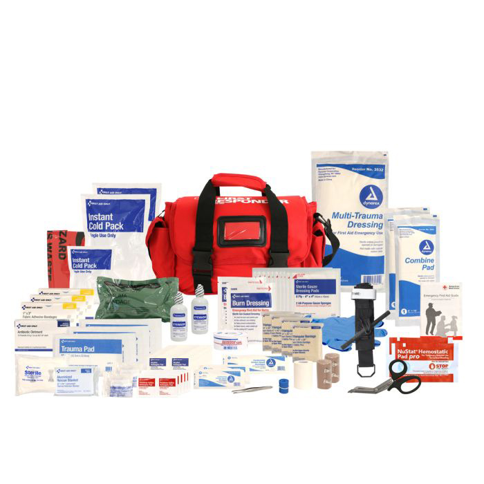 First Aid Only Enhanced First Responder Kit with Fabric Bag