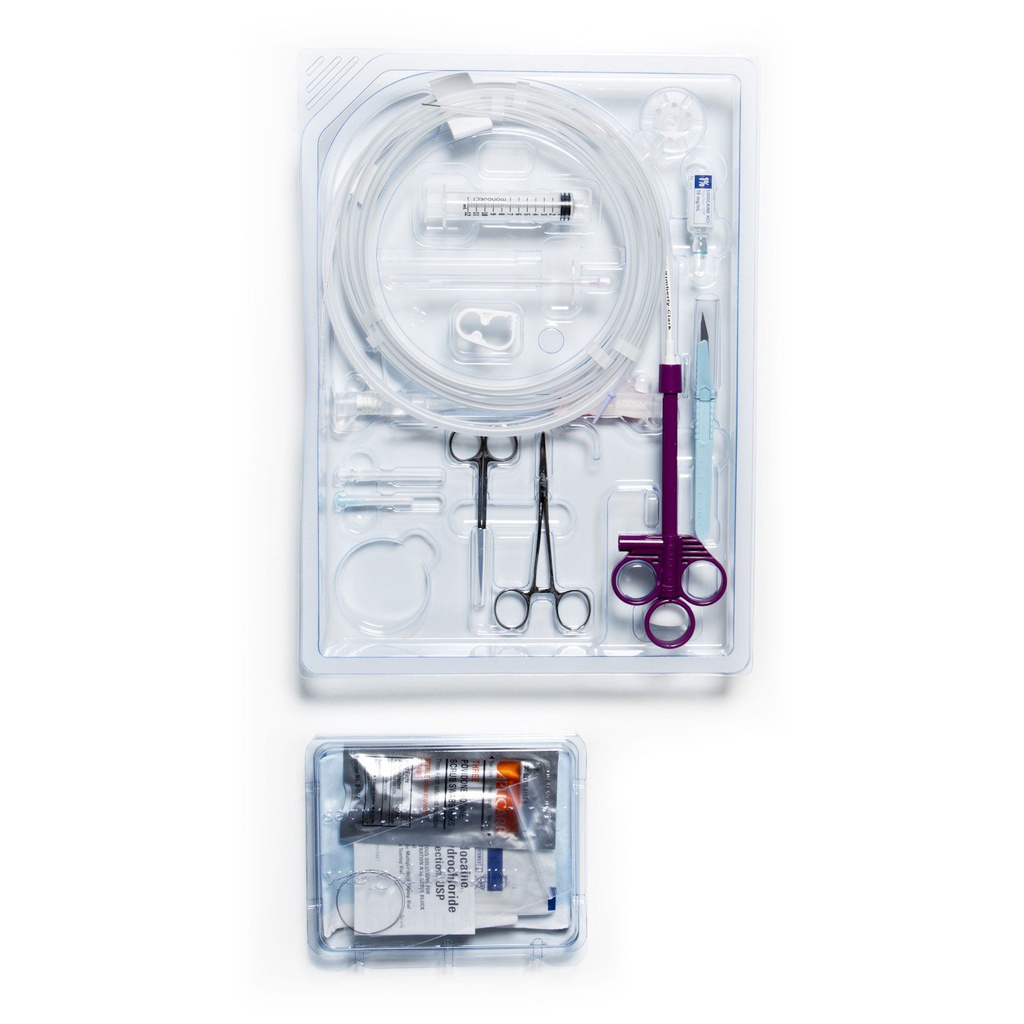 Avanos Mic 20 Fr Pull Percutaneous Endoscopic Gastrostomy Feeding Tube Kit, 2/Case