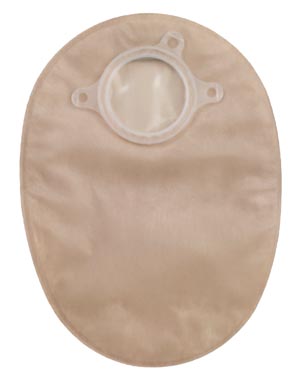 Convatec Closed-End Pouch, 8", 2-Sided Comfort Panel, Filter, Tan, 1 3/4" Flange