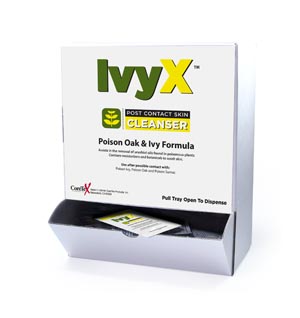 First Aid Only/Acme United Corporation IvyX Post-Contact Cleanser Packets, 25/bx
