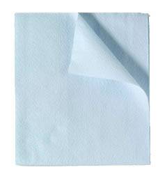 Drape Sheet, Tissue/Poly, Pebble, Blue, 40" x 90" (32 cs/plt)