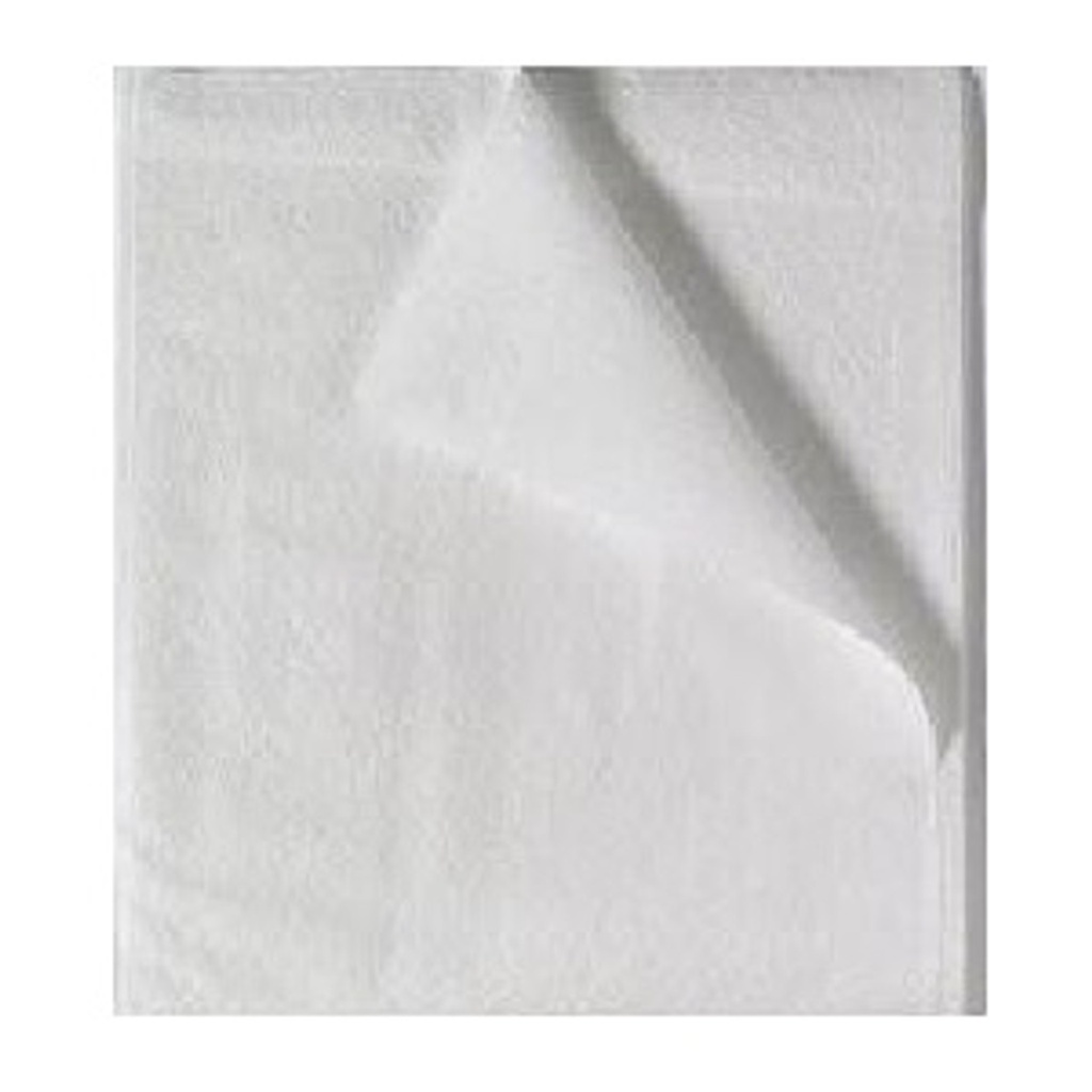 Drape Sheet, 40" x 60", White, 3-Ply Tissue, Latex Free (LF)