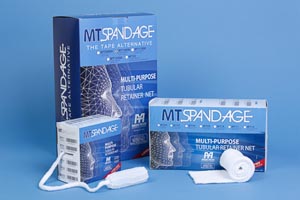 MT Spandage Tubular Retainer Net, Latex-Free, 50yds Stretched, Small Chest, Back, Perineum, Axilla, Size 7, 1/bx