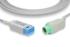 ECG Trunk Cable 3/5 Leads, Mindray > Datascope Compatible w/ OEM: 009-003652-00, 040-001416-00