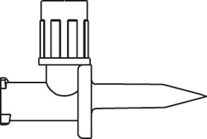MINI-SPIKE® IV Additive Dispensing Pin For Preparing & Dispensing Diluent or Additive From Multi-Dose Rubber-Stopper Vials, Utilizes a Bacterial Retentive Air-Venting Filter, Proximal Luer Lock Connector, 50/cs &nbsp;&nbsp;<Strong style="color:red">Max weekly quantity allowed: 5</Strong>&nbsp;&nbsp;<strong style="color:red">Max weekly quantity allowed: 5</Strong>