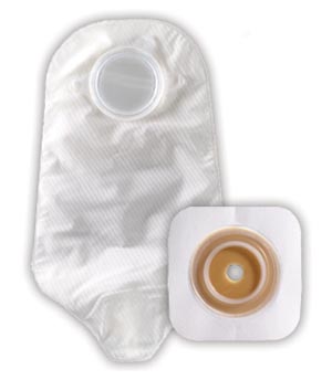 Unit Dose Kit, Includes: Durahesive® Flexible Skin Barrier with Cut-to-Fit Opening, 10" Urostomy Pouch with Accuseal® with Valve, Transparent, 1 3/4" Flange, 5/bx