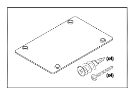 [WAB004] Wall Bracket (4.16" lg. x 3.0" wd. x 0.06" thk.)