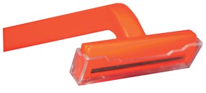 [RAZ1] New World Imports Single Blade Razor, One-Piece Orange Handle