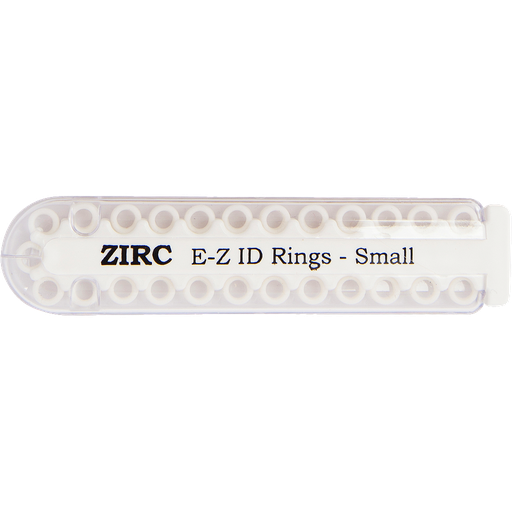 [70Z100] Zirc E-Z ID Rings Small (25pk)