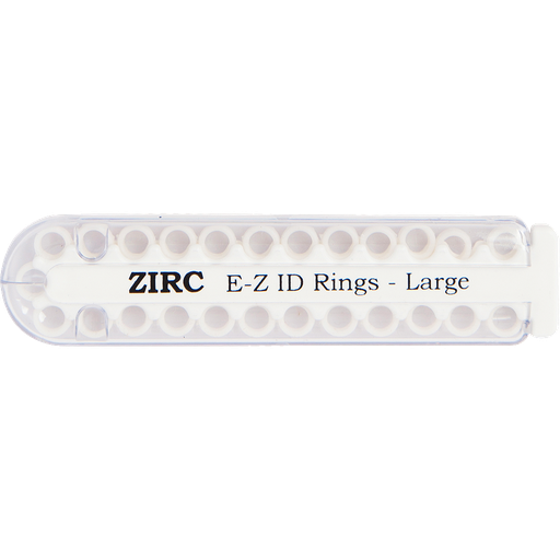 [70Z200] Zirc E-Z ID Rings Large (25pk)