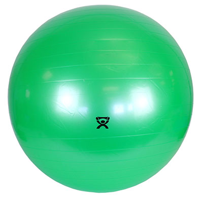 [30-1808] Fabrication CanDo 59 inch PVC Standard Inflatable Exercise Ball, Green