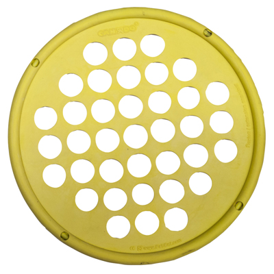 [10-0861] Fabrication CanDo 7 inch Small X-Light Low-Powder Hand Exercise Web, Yellow