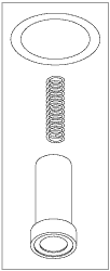 [PCK202] Fill/Vent Plunger Kit for Pelton & Crane