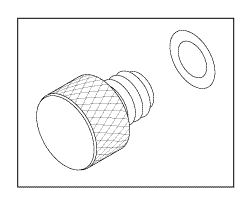 [PCC241] Drain Cap With O-Ring for Pelton & Crane