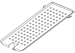 [PCR189] Tray Rest & Support Assembly for Pelton & Crane for OCR