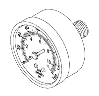 [CMG048] Pressure Gauge (160 PSI) for Tech West/Turbine Industries