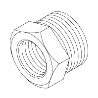 [RPF857] Adaptor [1/4 FPT x 3/8 MPT]